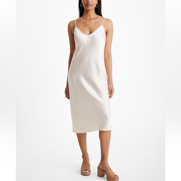satin scoop neck midi downtown cami slip dress Floral Satin Scoop Neck Downtown Cami Midi Slip Dress
